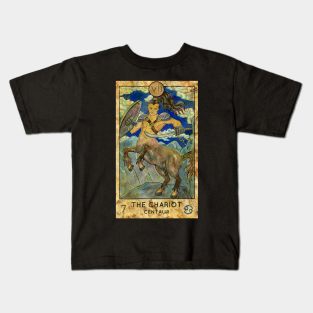 The Chariot. Major Arcana Tarot Card. Kids T-Shirt